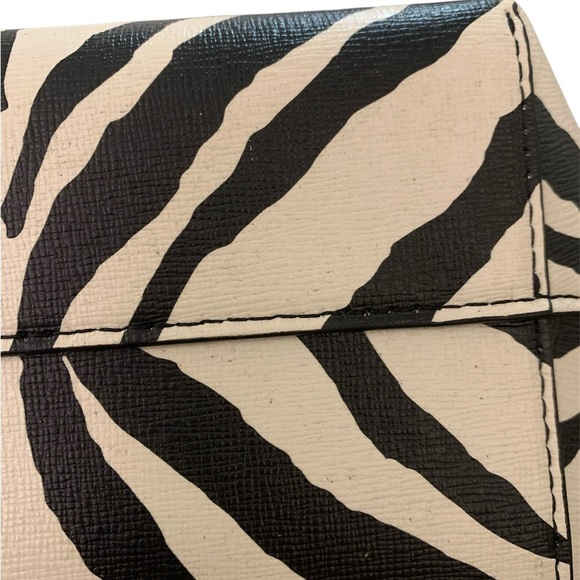 Mansur Gavriel black Mini M Frame Leather Crossbody Bag Zebra NWT - Picture 4 of 12